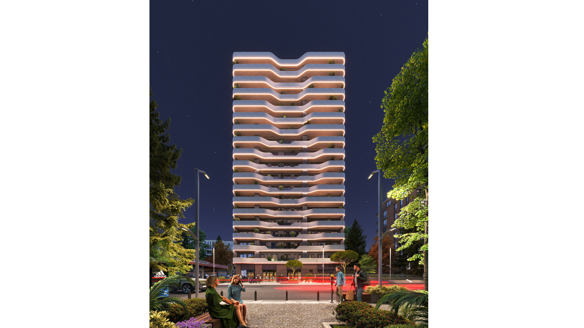 Multi-storey Building project view 1