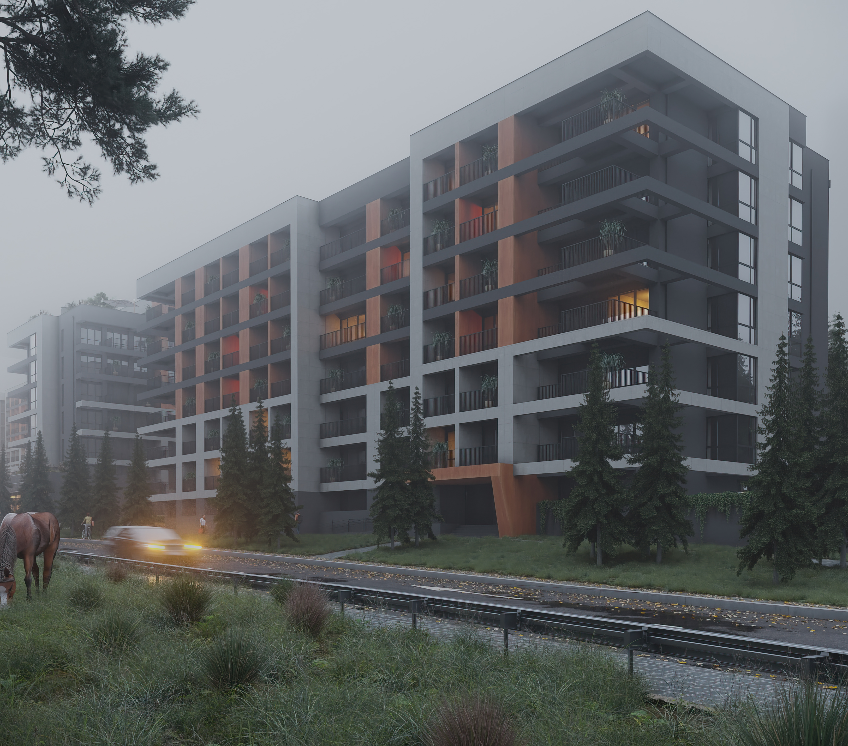 Complex in Likani პროექტის ხედი 1