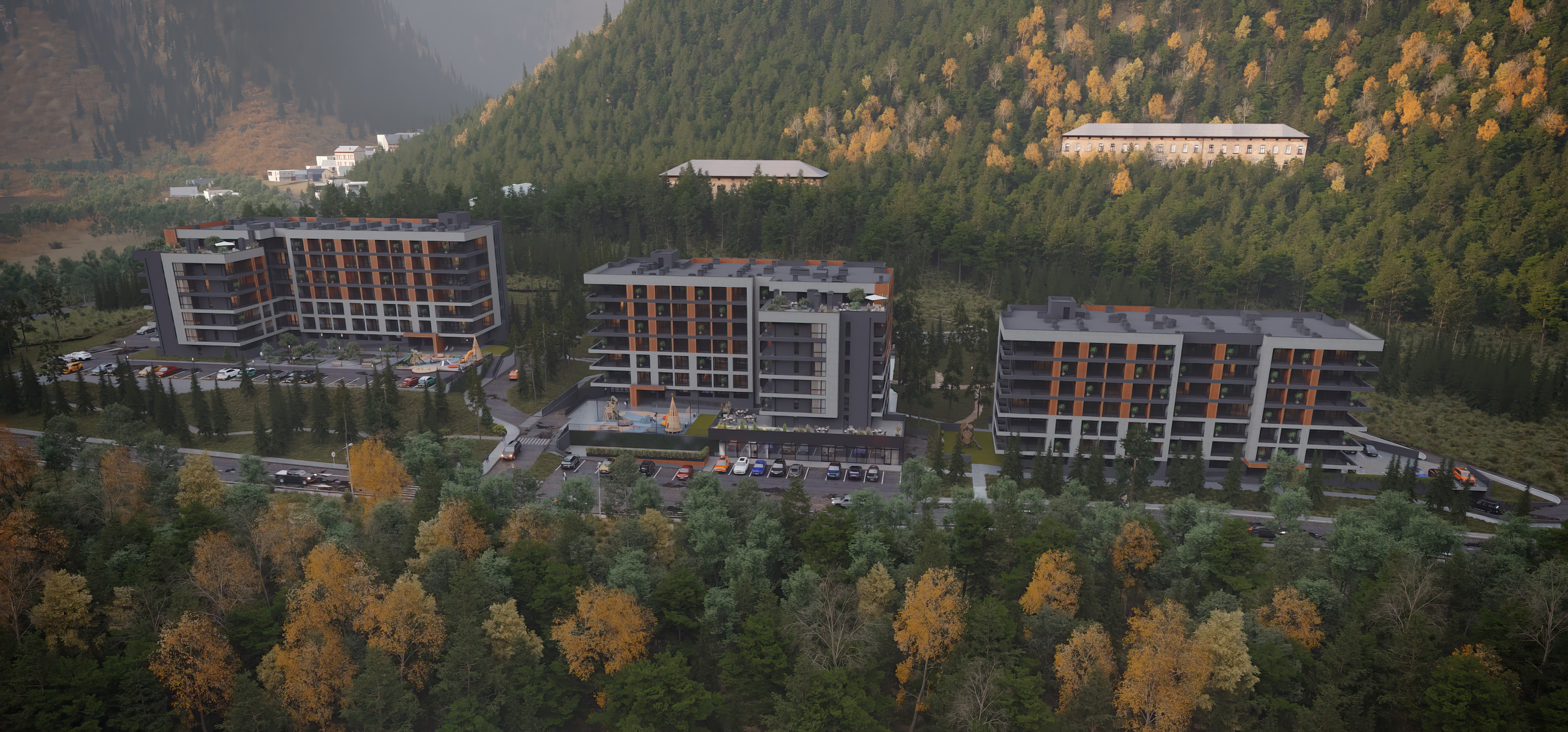 Complex in Likani პროექტის ხედი 2
