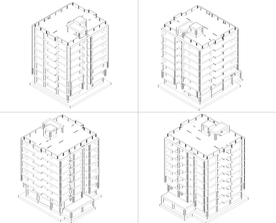 Seven-storey Building პროექტის ხედი 3