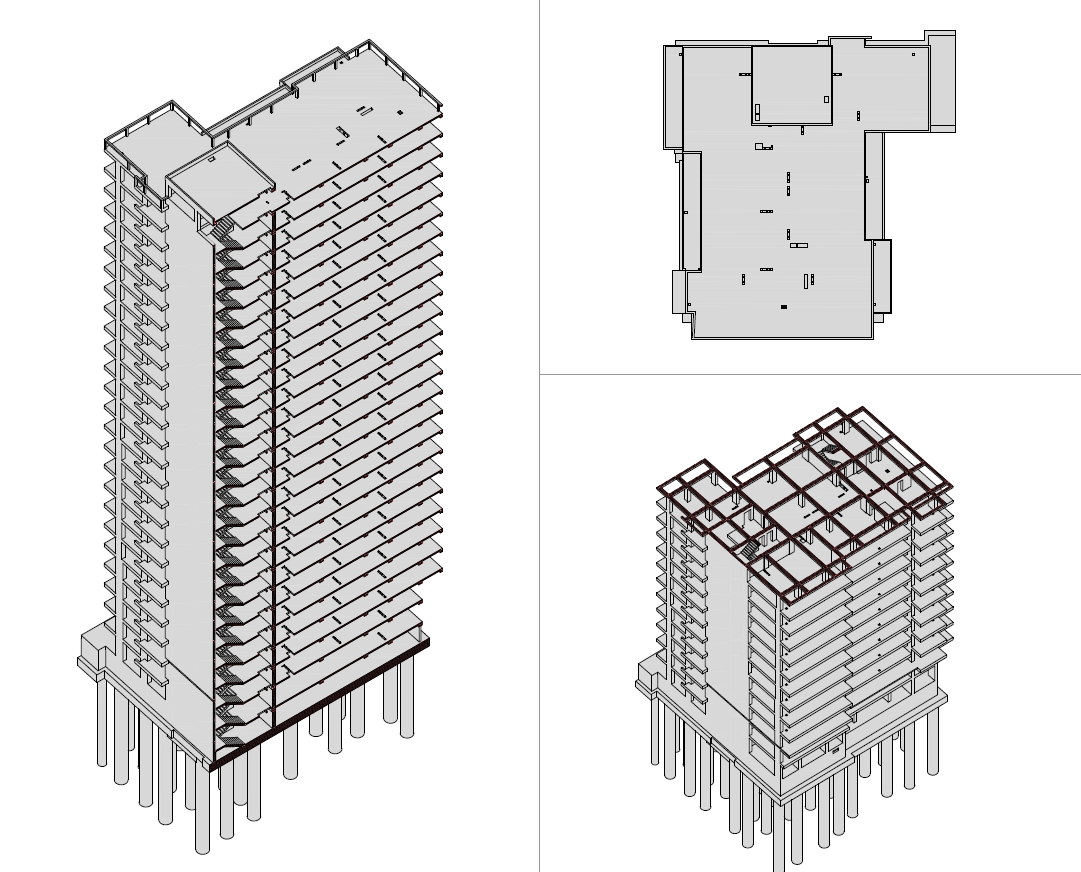 Residential Complex on Gorgasali str. პროექტის ხედი 4