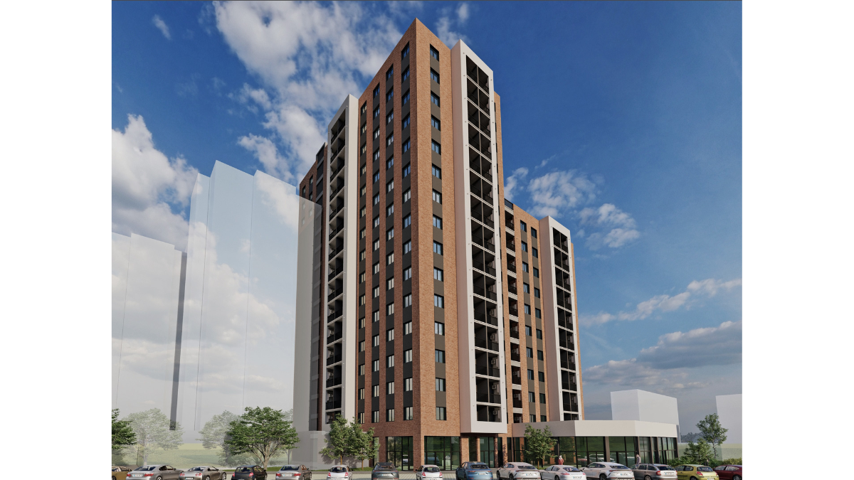 Residential Complex in Rustavi პროექტის ხედი 1