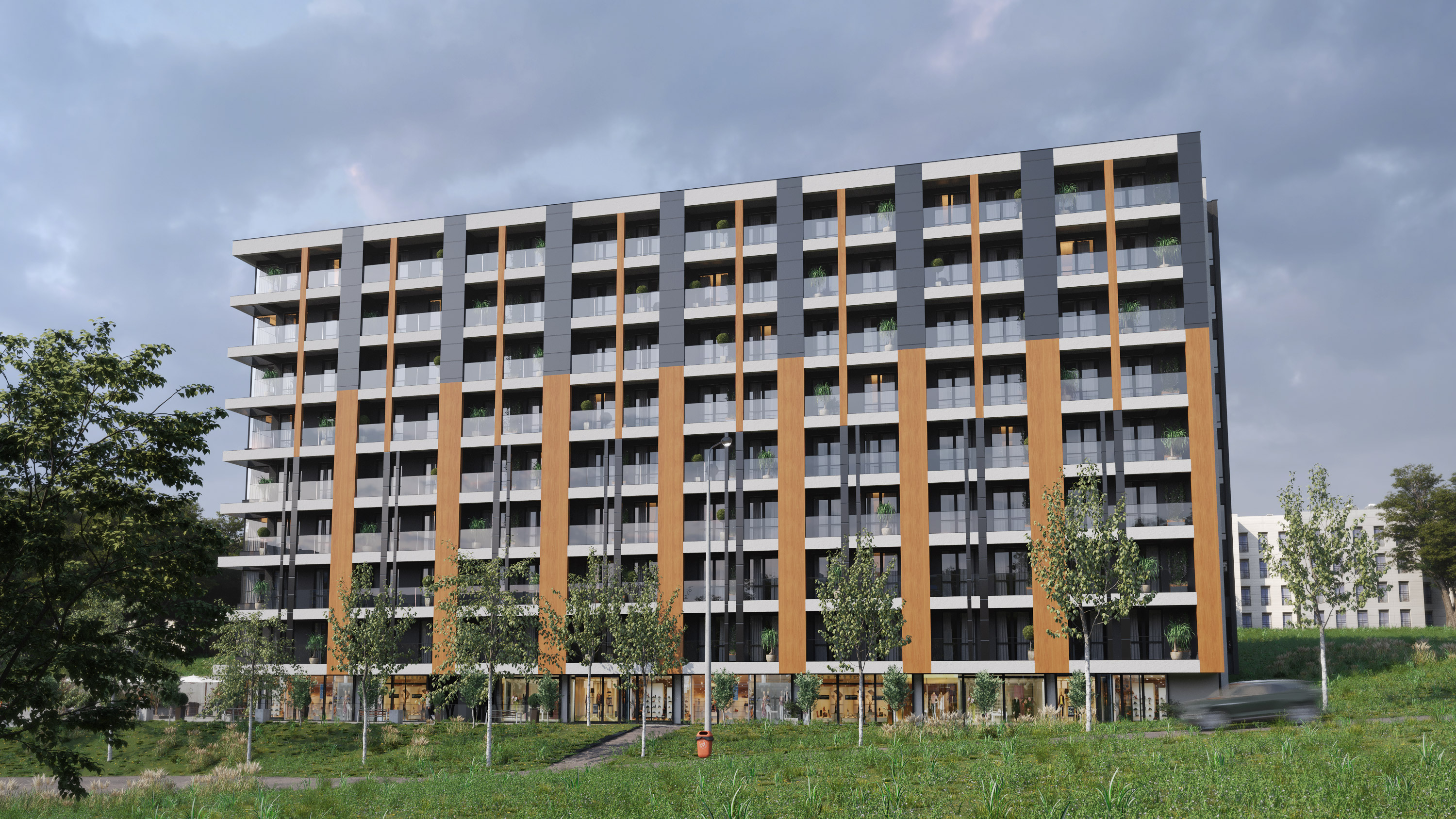 Residential Complex პროექტის ხედი 1