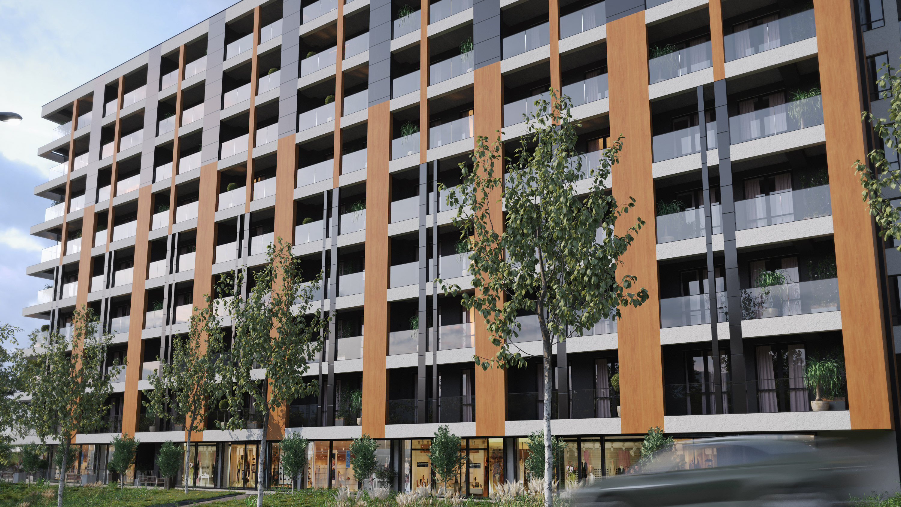 Residential Complex პროექტის ხედი 2