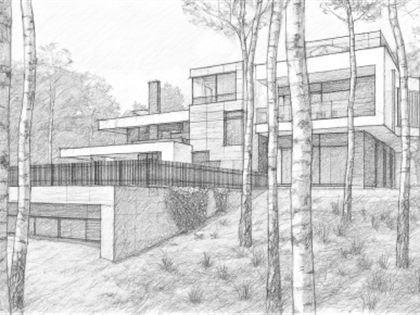 Tskneti Residence II project view